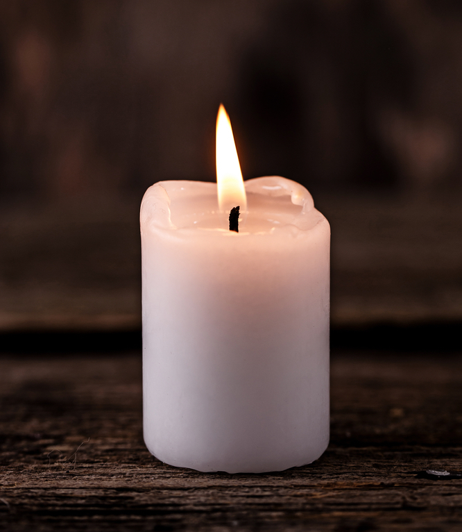 white candle