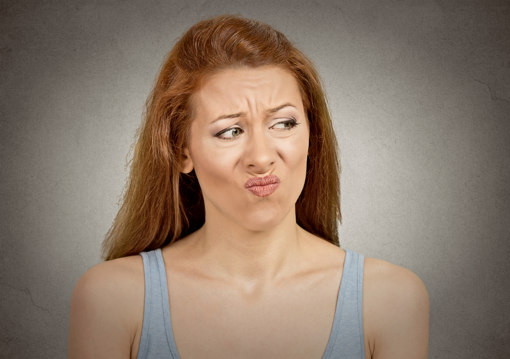 frustrated woman