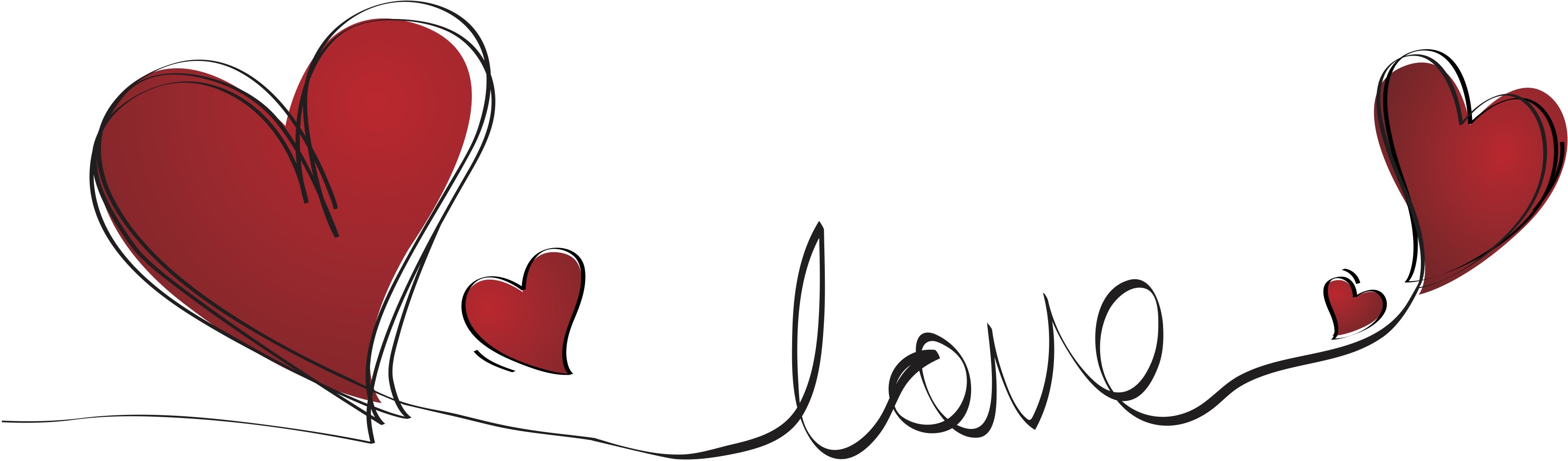 hearts and love
