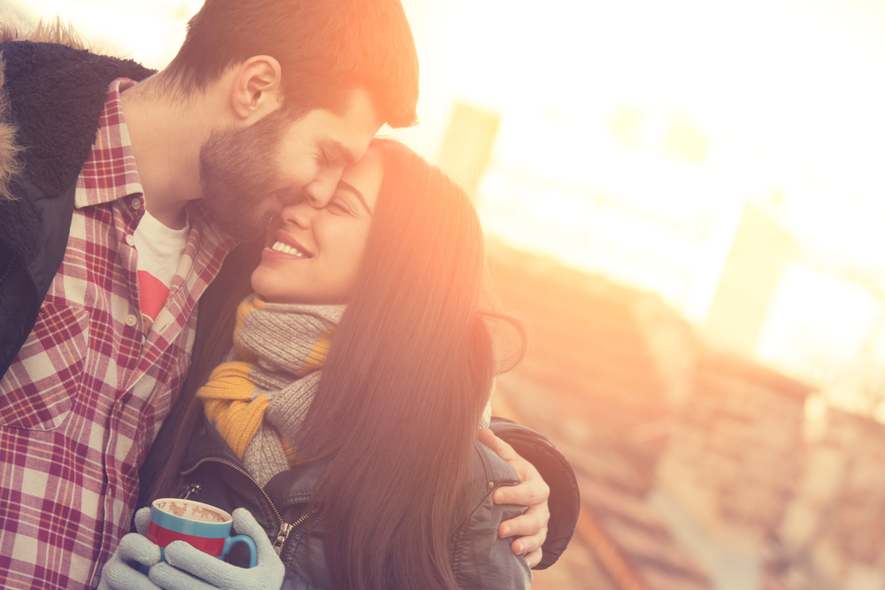 Young couple. Love, kindness, serenity, peace, generosity.