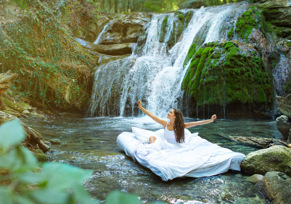 Connecting with beautiful natural environment