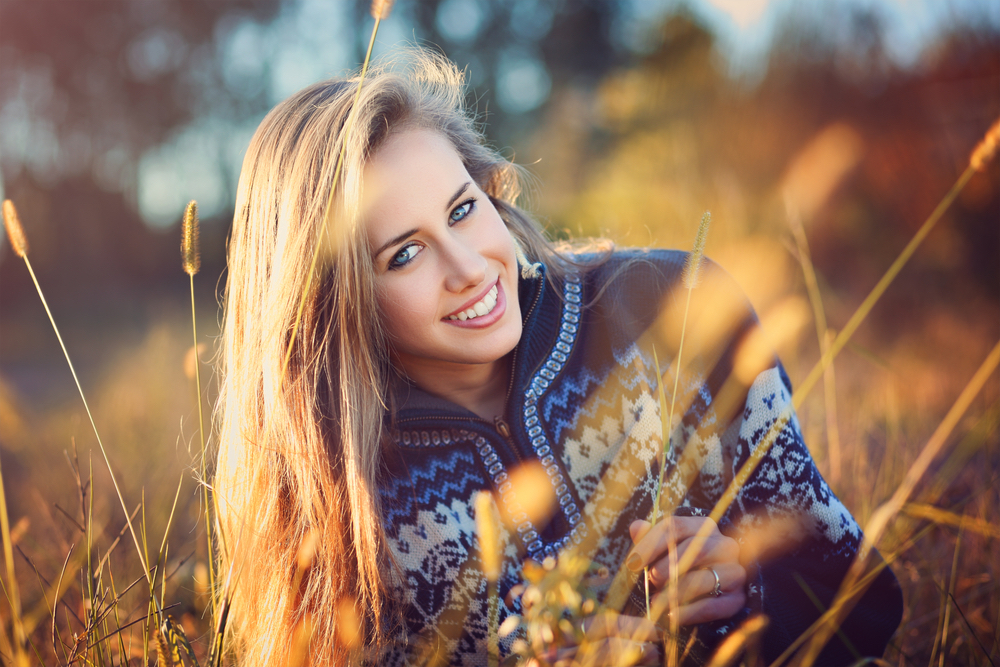 Confident, happy, self-empowered young woman